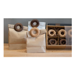 คลิปหนีบถุงโดนัทไม้  ที่หนีบถุงขนมไม้  ปรับแต่งได้  อุปกรณ์ครัว  ที่หนีบถุงโดนัทไม้เนื้อแข็ง - Product Image 1