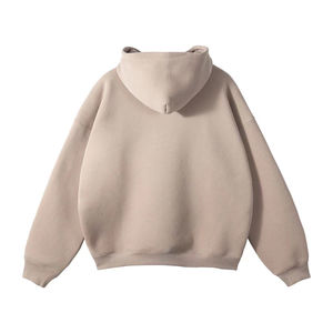 Men's 100% Cotton Custom Logo Front Hoodie Double <b>Zip</b> <b>Hooded</b> Sweatshirt Regular Fit Pullover Terry Fabric Eco-Friendly - Product Image 5
