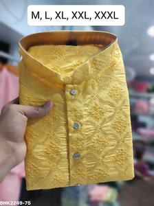<b>Top</b> Quality Silk Blend with Thread-<b>Sequin</b> work Full-<b>Sleeve</b> Kurta-Payjama Set Collection Worldwide Supplier Exporter - Product Image 2