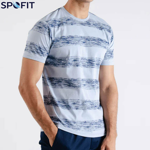 Camisetas Lisas de Alta Calidad para Hombre al por Mayor, Camisetas Lisas de Poliéster 100% Tejidas y Teñidas por Sublimación, Ajuste Slim - Product Image 6