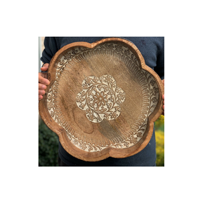 Assiette de service alimentaire en bois et nacre au design unique pour usage domestique, forme carrée, assiette en bois et nacre pour chocolat - Product Image 6