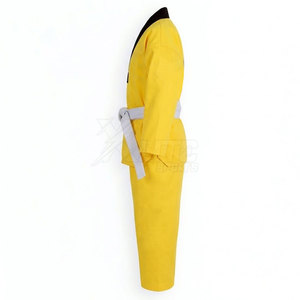 Uniforme de Taekwondo Classique Premium pour Hommes, Logo Personnalisable sur le Devant, Tissu Léger et Doux, Combinaison d'Arts Martiaux Adaptée à un Usage Quotidien - Product Image 5