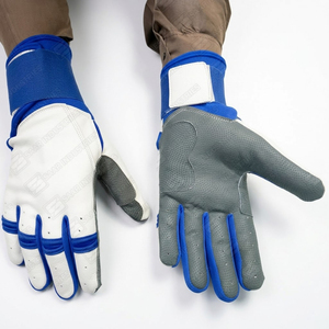 Guantes de Béisbol de Piel de Vacuno Cabretta Genuina de Primera Calidad, Ligeros, Profesionales, Personalizados, con Puño Largo, para Entrenamiento de Bateo - Product Image 1