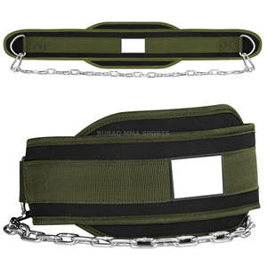 Cinturón de Levantamiento de Pesas para Entrenamiento en Gimnasio, Cinturón de Soporte de Fuerza Profesional de BURAQ MMA SPORTS - Product Image 1