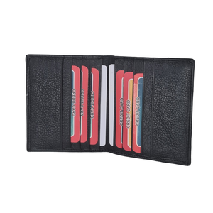 Porte-cartes en cuir Organisateur de cartes mince à 2 faces pour hommes ou femmes - Product Image 3