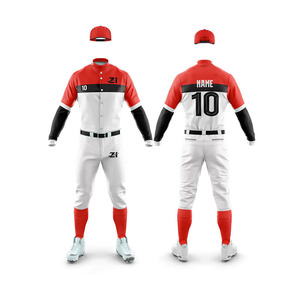 Ensemble d'uniformes de baseball personnalisés professionnels avec logo frontal, maillot respirant léger haute performance et pantalon assorti pour équipes sportives - Product Image 5