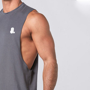 Men Cut Tank Top Sleeveless Fashion Muscle Design Cartoon Pattern <b>Tie</b>-Dyed Embroidery Knitted Cotton Bamboo Fiber High Street - Product Image 6