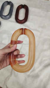 Chaîne en acrylique moderne personnalisée Accents muraux faits à la main en résine ornementale moderne suspendue pour la décoration intérieure Diwali Festival Ready - Product Image 2