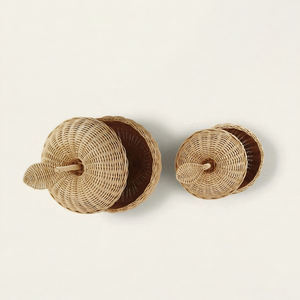 Combo handmade basket <b>for</b> kids rattan toy storage <b>organizers</b> top <b>sale</b> kid room organizer baskets - Product Image 5