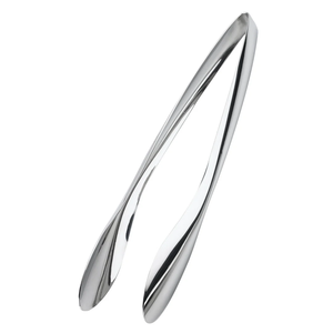 Pince à glaçons en acier inoxydable, accessoires de bar domestiques, nouveau design artisanal argenté, pince à glaçons en acier - Product Image 5