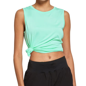 Camiseta sin Mangas para Mujer RAZERS IMPEX, Talla Grande, Transpirable, Tejida, Ecológica, Informal, con Logotipo Frontal, 100% Algodón, Corte Regular - Product Image 3