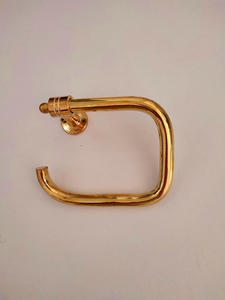 Handcrafted Unlacquered Brass <b>Toilet</b> Paper <b>Holder</b> Antique Brass Bathroom Accessory <b>Wall</b> <b>Mounted</b> Brass <b>Toilet</b> <b>Roll</b> <b>Holder</b> - Product Image 3