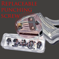 Pince à poinçonner multifonctionnelle haut de gamme pour bricolage, avec poignée en plastique, modèle FUJIYA F-4735, qualité supérieure, OEM/ODM, en promotion