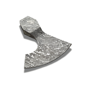 Hacha de Acero Forjado a Mano con Patrón Soldado, Cuchilla de Hacha Estilo Damasco Hecha a Medida, Herramienta para Acampar y Bushcraft al Aire Libre - Product Image 1