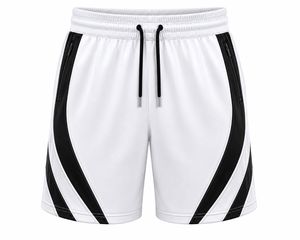 Shorts de sport décontractés pour hommes, vert uni, séchage rapide, écologiques, respirants, en toile, taille élastique, longueur mi-cuisse, pour entraînement athlétique - Product Image 5