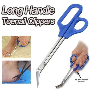 Ciseaux à ongles à long manche pour adultes et seniors, coupe-ongles en acier inoxydable pour ongles épais et callosités, ciseaux multifonctionnels - Product Image 5