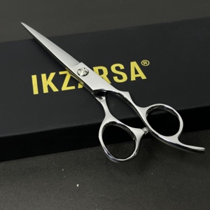Ciseaux de barbier professionnels de qualité industrielle 420J2, poignée ergonomique pour droitiers, ciseaux de beauté en acier inoxydable, ciseaux de coupe de cheveux - Product Image 6