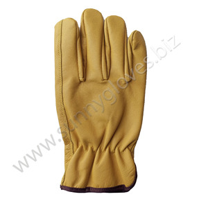Gants de conduite en cuir grainé de chèvre avec pouce en relief, gants de travail de sécurité, compatibles écrans tactiles - Product Image 2