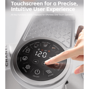 Macchina da Caffè Semiautomatica PSH13A-SL 2100W con Controllo Temperatura 95/135 Gradi, Preparazione Fredda/Calda e Vapore, Caffè Macinato 58mm, 2 Tazze - Product Image 4