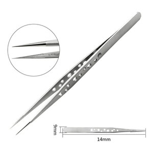 New Style Premium Quality Stainless Steel Eyelash <b>Extensions</b> Tweezers Reusable Durable <b>Cheap</b> Price - Product Image 1