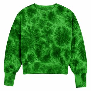 Sudadera Personalizada de Alta Calidad para Hombre, Cuello Redondo, Color Verde, Letras en Relieve 3D, Resistente al Viento, Cálida, Holgada y Extra Grande con Patrón Sólido - Product Image 1