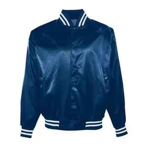 Chaquetas Varsity de Cuero para Hombre Tallas Grandes, Chaquetas Varsity al por Mayor, Chaqueta Varsity de Cuero con Logotipo Personalizado, Chaqueta Varsity de Cuero con Letras Lisas para Hombre - Product Image 1