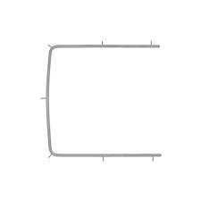 Marco Ergonómico Manual de Goma Clase I para Dique de Goma, Instrumento de Dique de Goma Mediano de Meditech Industry MI-4-301 - Product Image 3