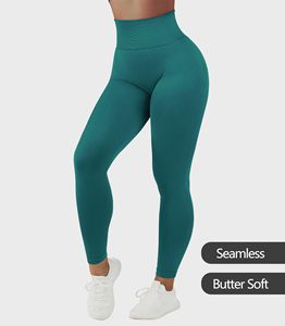 Women Workout Scrunch Butt Leggings Butt Lifting <b>Tummy</b> <b>Control</b> High Waisted Solid Sports Gym Running Compression Tight Yoga Pant - Product Image 4