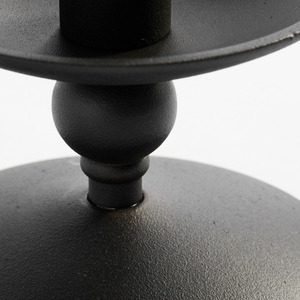 <b>Set</b> Of 3 Matte Black Metal Taper <b>Candle</b> Holders Nordic Style Chamberstick Design For Modern Home Decor High Quality Finish - Product Image 5