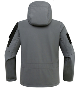 Most Popular Men's Winter Soft Shell <b>Jacket</b> Custom Logo <b>Waterproof</b> Anti-Bacterial Brightly Colored Front Logo Placement Sale - Product Image 5
