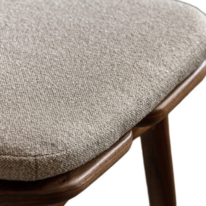 Modern Minimalist Solid Wood Upholstered <b>Stool</b> for Dressing Room Solid Wood Low <b>Stool</b> for <b>Bedroom</b> and Apartments - Product Image 4