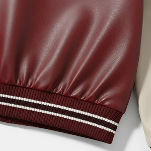 Chaquetas Varsity de estilo urbano para hombre, totalmente personalizables, ropa de invierno, chaquetas Varsity con cuello alto para hombre - Product Image 3