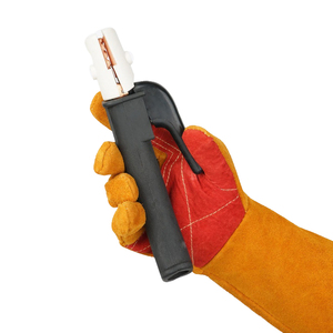 Guantes de Soldadura de Cuero Resistentes y Ligeros para Trabajos Metálicos, con Logotipo Personalizado, Protección Contra Llamas y Calor, a Prueba de Olores, Bolsas y Estuches Industriales - Product Image 2