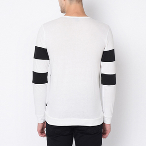 Camiseta de manga larga de algodón para hombre, corte regular, suave y cómoda, ropa informal, tejido ligero y transpirable, cuello redondo, elegante. - Product Image 5