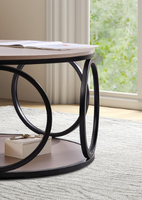 Offre Spéciale Table d'appoint en bois faite à la main en métal de luxe de haute qualité Table basse centrale en métal pour salon extérieur et intérieur