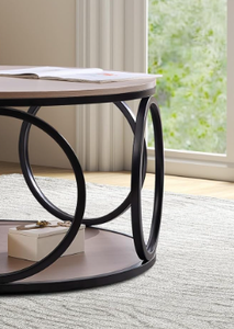 Offre Spéciale Table d'appoint en bois faite à la main en métal de luxe de haute qualité Table basse centrale en métal pour salon extérieur et intérieur - Product Image 5