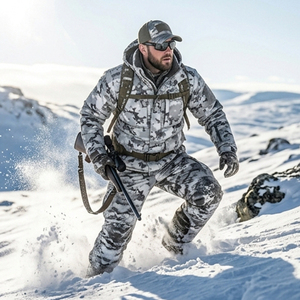 Wholesale <b>Mens</b> Waterproof Windproof Softshell <b>Summer</b> Nylon Hunting <b>Jacket</b> Custom Camouflage Thermal Outdoor Tactical Apparel - Product Image 6