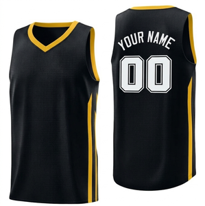 Customized Team Name Heat Transfer Print Anti-Bacterial Mesh Basketball Jersey Sleeveless Front for Unisex - Product Image 1