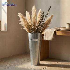 Handmade Stainless Steel Tabletop <b>Vase</b> Industrial Design <b>Decorative</b> Metal <b>Vase</b> for Home Interior - Product Image 5