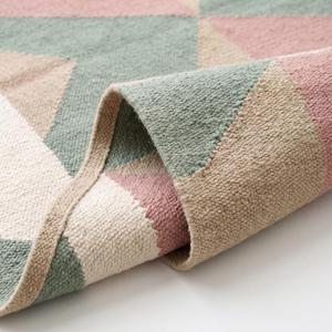 Exclusive Handwoven Flatweave Wool Rug Modern <b>Pastel</b> Solid Color Anti-Slip Medium Pile Area Carpet Home & Commercial Use <b>Decor</b> - Product Image 6