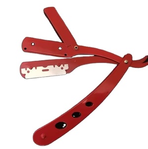 Navaja de Afeitar Profesional de Acero Inoxidable con Mango de Madera, Afeitadora Manual para Barba, Personalizable para Hombres - Product Image 1