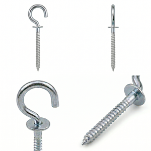 Factory Direct Steel Cup <b>Hook</b> with Washer for utility hanging - Product Image 5