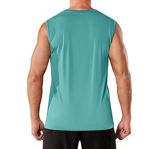 Camisetas sin mangas deportivas Dry Fit para correr, camisetas de tirantes para gimnasio, camisetas sin mangas elásticas y frescas para hombre - Product Image 5