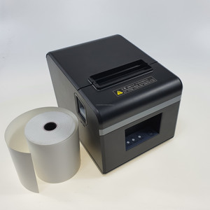 Cuộn Giấy Nhiệt Lõi Nhựa Từ Nhà Sản Xuất Malaysia Cuộn Giấy Nhiệt Không Chứa BPA 80X80Mm - Product Image 2