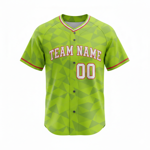 Camiseta de Béisbol Personalizada, Transpirable, de Secado Rápido, 100% Poliéster, Sublimada, con Cuello en V, Unisex, Logotipo Frontal, Speed Plus - Product Image 1