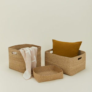 Bandeja de letras de cesta de algas marinas de decoración costera hecha a mano de Nueva York - Product Image 5