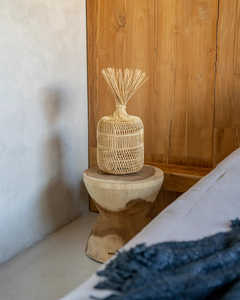 Mesa de Centro Moderna de Madera de Teca Sólida Natural, Acabado Natural, Ecológica y Duradera para Muebles de Hostelería de Villas, Resorts y Hoteles - Product Image 2