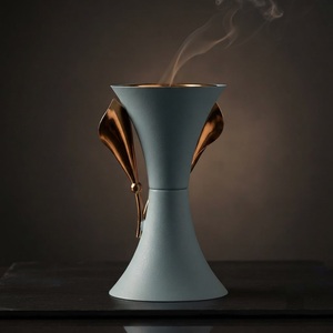 Metal Incense Burner Gold Arabic Mubkhar Middle Eastern <b>Oud</b> <b>Bakhoor</b> Burner Holder Censer For Ramadan Home Decor Gift Low Price - Product Image 4