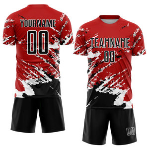 เสื้อฟุตบอลฝึกซ้อมผู้ชายพรีเมียม 100% โพลีเอสเตอร์ ยืดหยุ่น น้ำหนักเบา พิมพ์ชื่อทีมและโลโก้ตามสั่ง ดีไซน์ใหม่ - Product Image 5