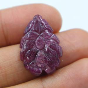 Rubí Rojo Natural Tallado en Cabujón, Gema de Rubí Tallada a Mano, Piedra Suelta Lisa, Proveedor Mayorista de Piedras para Joyería - Product Image 1